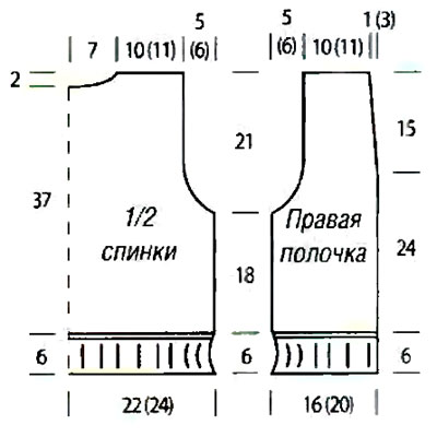 удлиненные вязанные перчатки